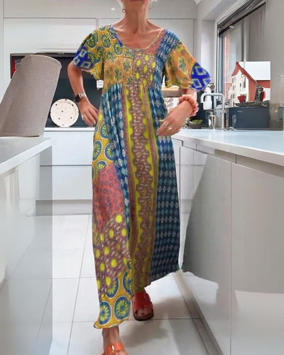 Marella | Colorful Bohemian Dress