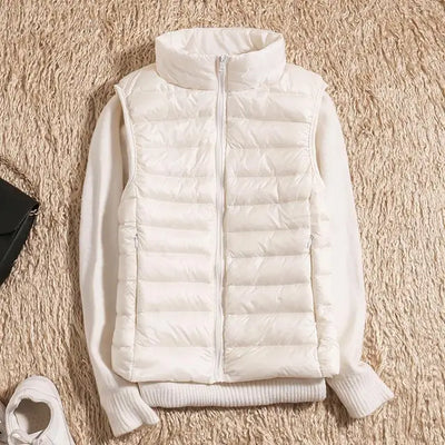 Milcah | Ultra Light Down Sleeveless Puffer Vest