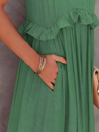 Betania | Ruffle Breeze Maxi Dress
