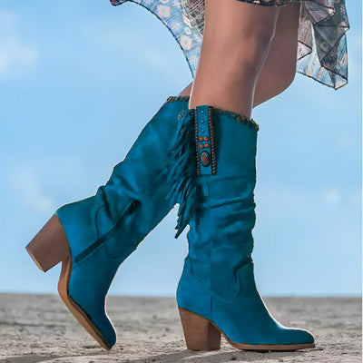 Marceline | Genuine Leather Cowboy Boots