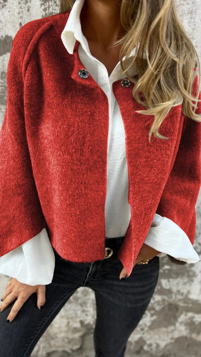 Cass | Round Neck Wool Coat