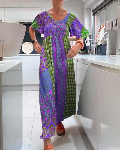 Marella | Colorful Bohemian Dress