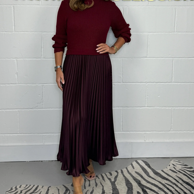 Mina | Long Dress with Belly Cover