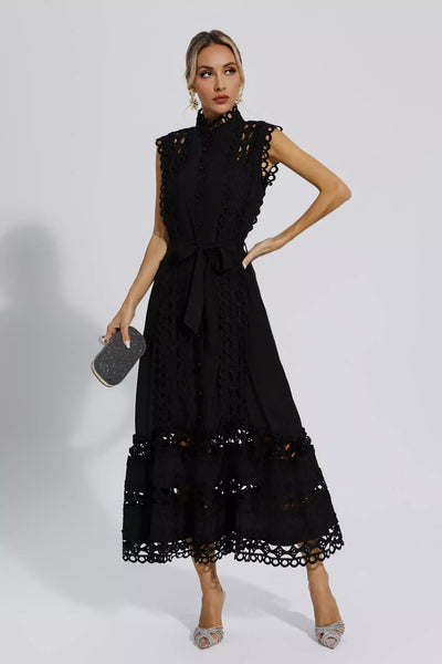 Julianna | Sleeveless Hollow Maxi Dress