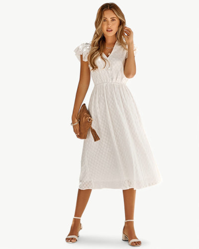 Orly｜V-neck Midi Dress