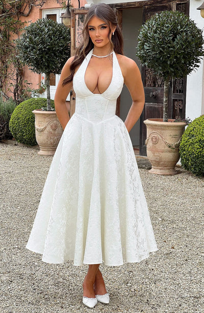 Crystal | Romantic Midi Dress