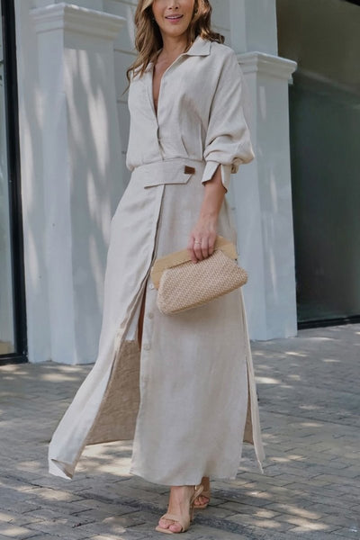 Astride | V-neck Maxi Dress